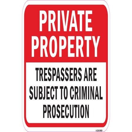 Signmission Safety Sign, 12 in Height, Aluminum, 24824 A-1218-24824
